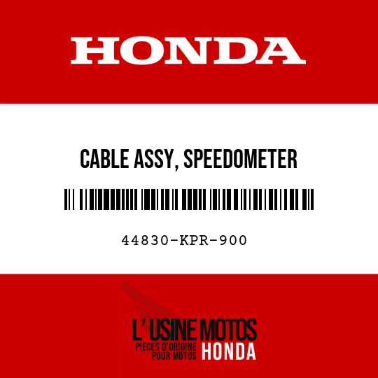 image de 44830-KPR-900 CABLE ASSY, SPEEDOMETER