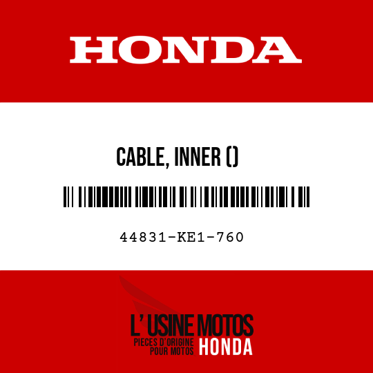 image de 44831-KE1-760 CABLE, INNER ()