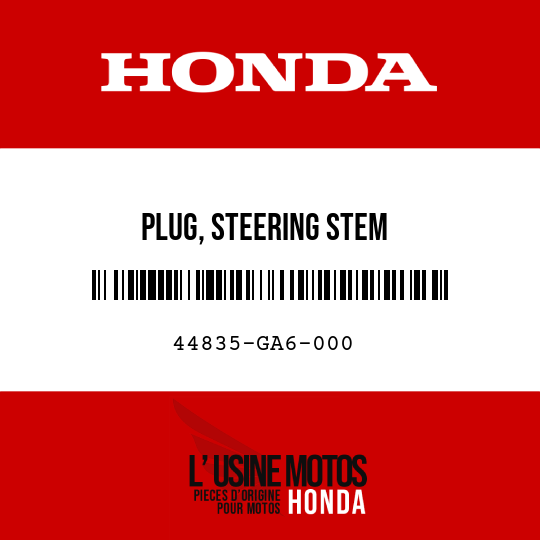 image de 44835-GA6-000 PLUG, STEERING STEM