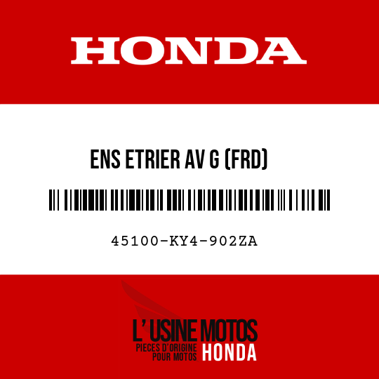 image de 45100-KY4-902ZA ENS ETRIER AV G (FRD)