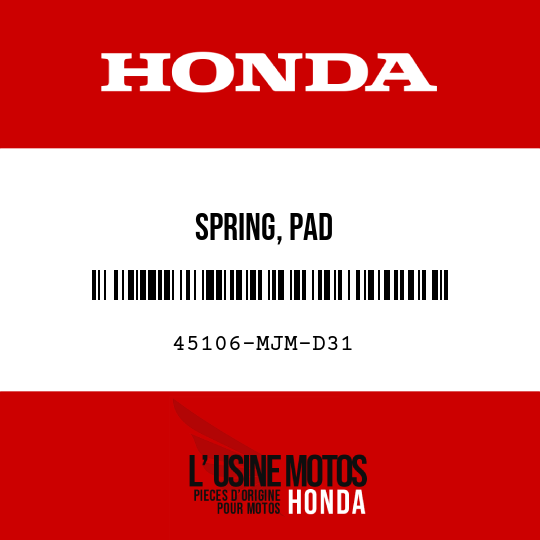 image de 45106-MJM-D31 SPRING, PAD