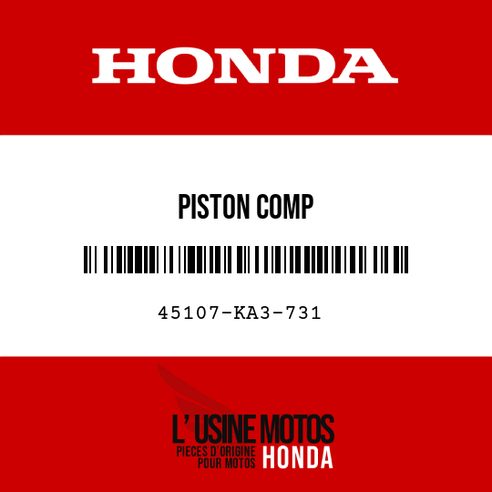 image de 45107-KA3-731 PISTON COMP