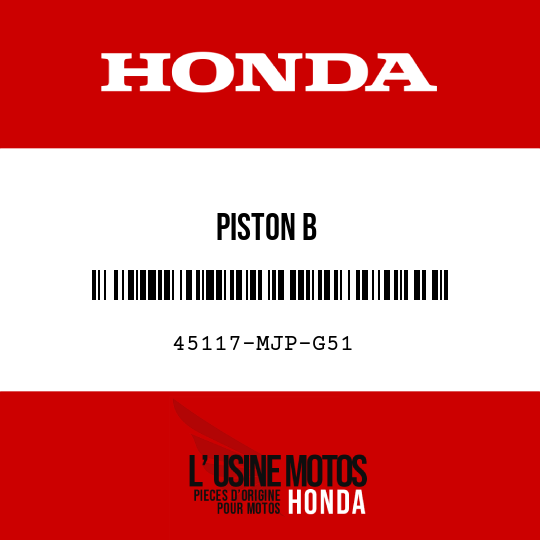 image de 45117-MJP-G51 PISTON B