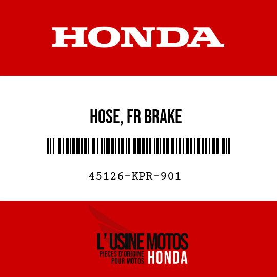 image de 45126-KPR-901 HOSE, FR BRAKE
