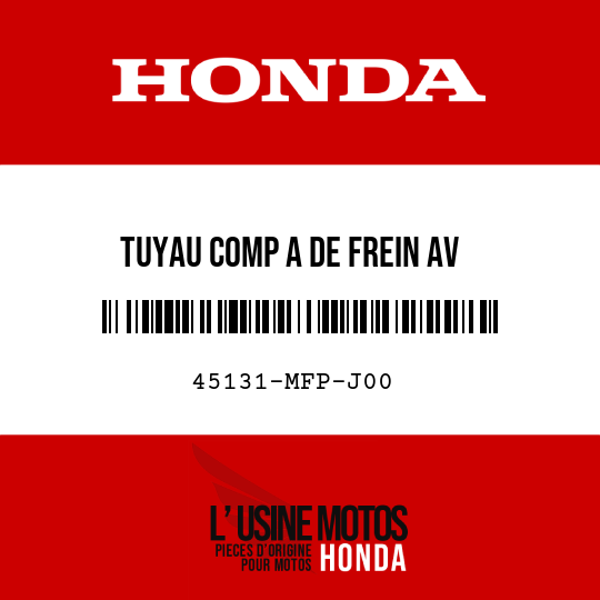image de 45131-MFP-J00 TUYAU COMP A DE FREIN AV