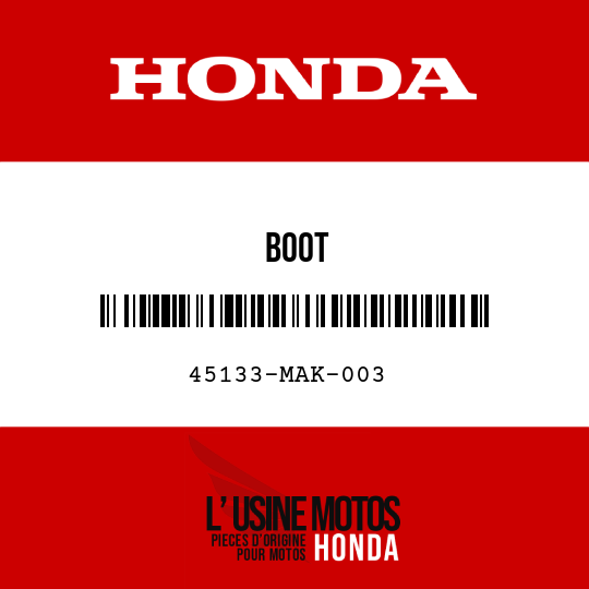 image de 45133-MAK-003 BOOT