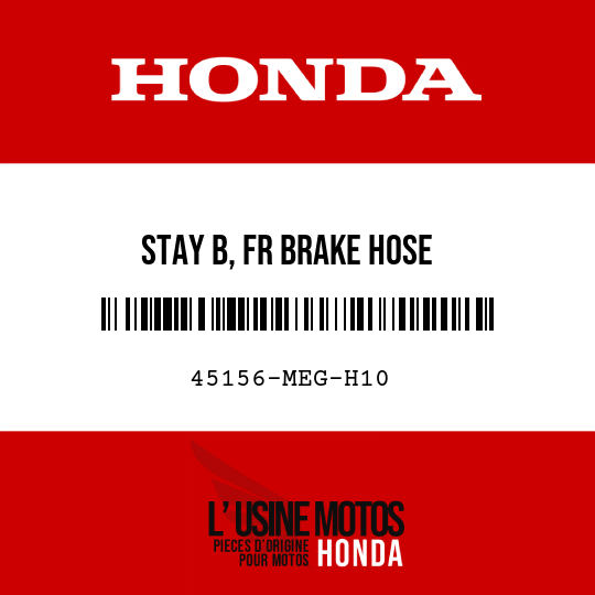 image de 45156-MEG-H10 STAY B, FR BRAKE HOSE