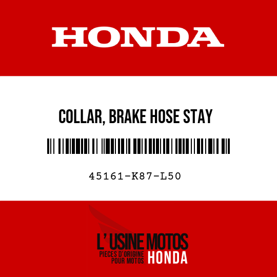 image de 45161-K87-L50 COLLAR, BRAKE HOSE STAY