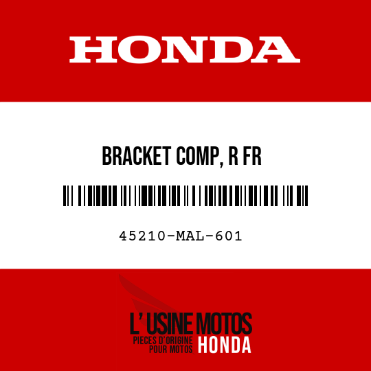 image de 45210-MAL-601 BRACKET COMP, R FR