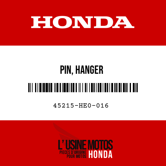 image de 45215-HE0-016 PIN, HANGER