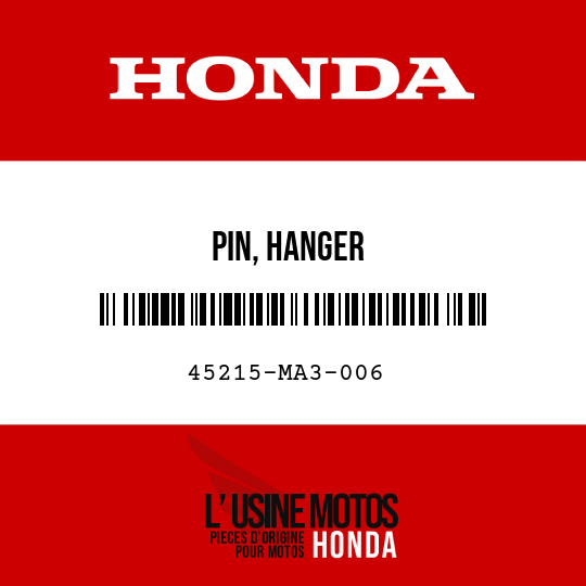 image de 45215-MA3-006 PIN, HANGER