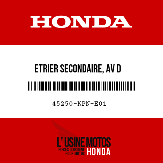 image de 45250-KPN-E01 ETRIER SECONDAIRE, AV D