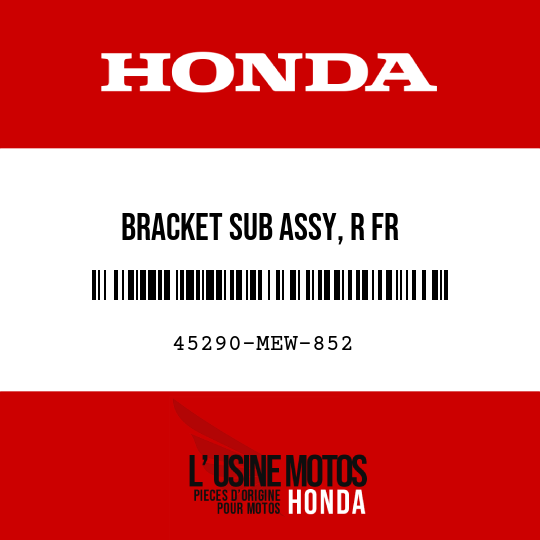 image de 45290-MEW-852 BRACKET SUB ASSY, R FR