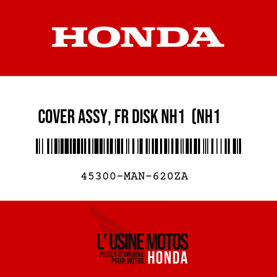 image de 45300-MAN-620ZA COVER ASSY, FR DISK NH1  (NH1 BLACK)