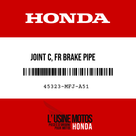 image de 45323-MFJ-A51 JOINT C, FR BRAKE PIPE