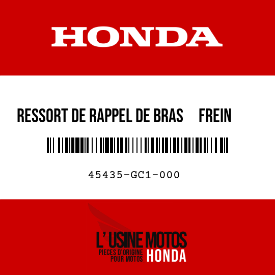 image de 45435-GC1-000 RESSORT DE RAPPEL DE BRAS     FREIN