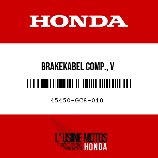 image de 45450-GC8-010 BRAKEKABEL COMP., V