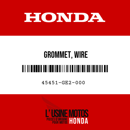 image de 45451-GE2-000 GROMMET, WIRE
