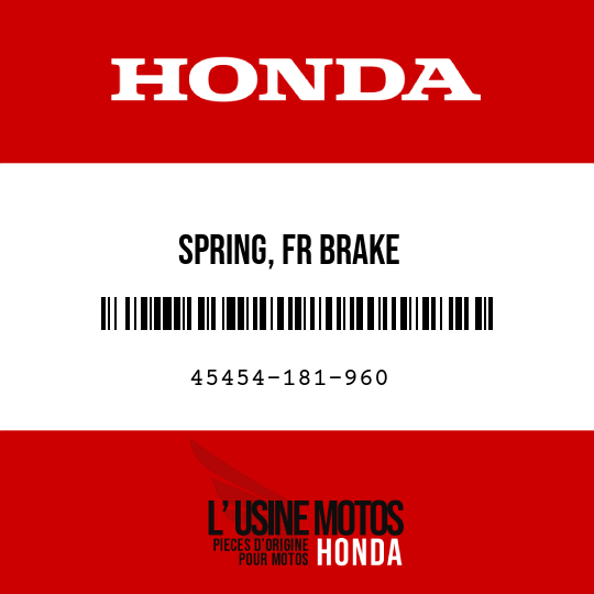 image de 45454-181-960 SPRING, FR BRAKE