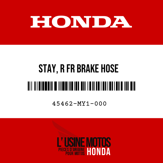image de 45462-MY1-000 STAY, R FR BRAKE HOSE