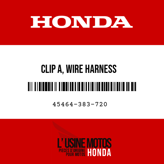 image de 45464-383-720 CLIP A, WIRE HARNESS