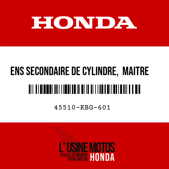 image de 45510-KBG-601 ENS SECONDAIRE DE CYLINDRE,  MAITRE AV