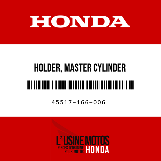 image de 45517-166-006 HOLDER, MASTER CYLINDER