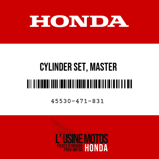 image de 45530-471-831 CYLINDER SET, MASTER