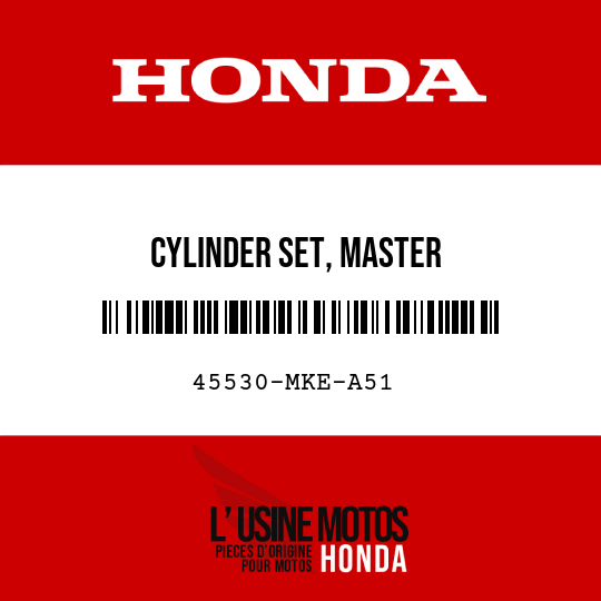 image de 45530-MKE-A51 CYLINDER SET, MASTER