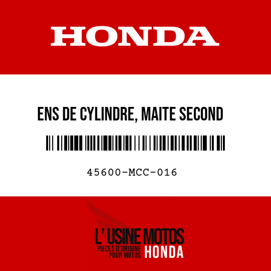 image de 45600-MCC-016 ENS DE CYLINDRE, MAITE SECOND (NISSIN)