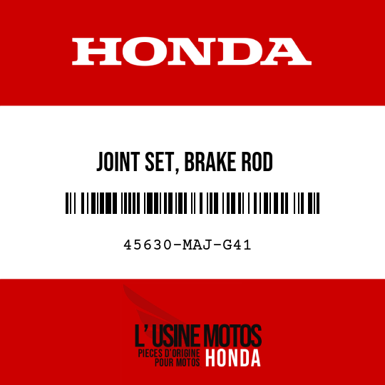 image de 45630-MAJ-G41 JOINT SET, BRAKE ROD