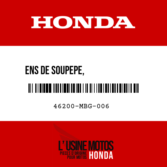 image de 46200-MBG-006 ENS DE SOUPEPE,              PROPORTIONNEMENT COMMANDE