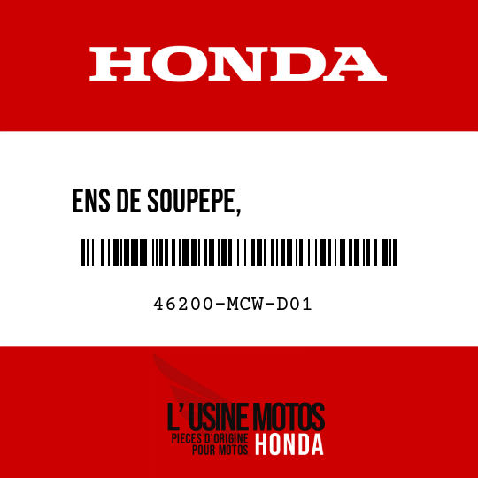 image de 46200-MCW-D01 ENS DE SOUPEPE,              PROPORTIONNEMENT COMMANDE