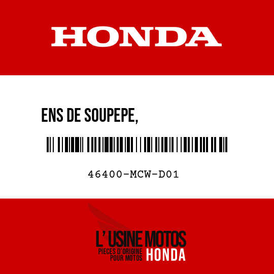 image de 46400-MCW-D01 ENS DE SOUPEPE,              PROPORTIONNEMENT COMMANDE