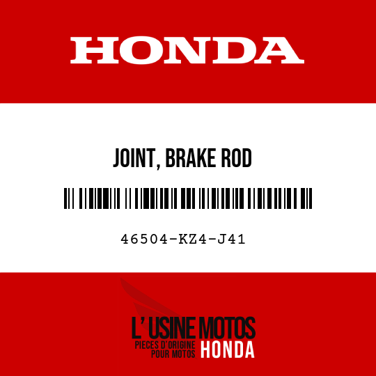 image de 46504-KZ4-J41 JOINT, BRAKE ROD