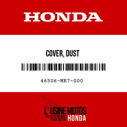 image de 46506-MR7-000 COVER, DUST