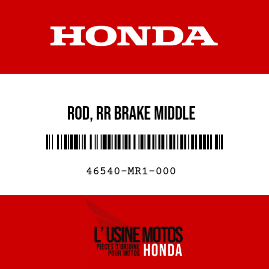 image de 46540-MR1-000 ROD, RR BRAKE MIDDLE