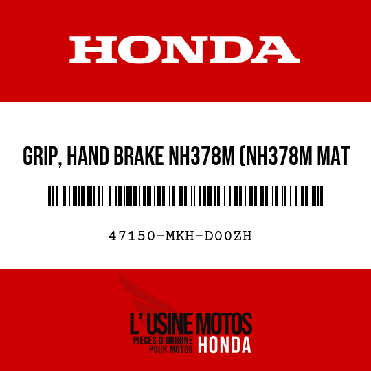 image de 47150-MKH-D00ZH GRIP, HAND BRAKE NH378M (NH378M MAT MOONSTONE SILVER METALLIC)