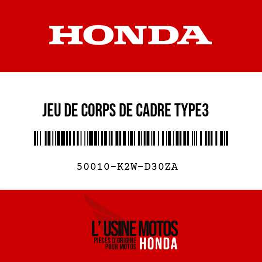 image de 50010-K2W-D30ZA JEU DE CORPS DE CADRE TYPE3