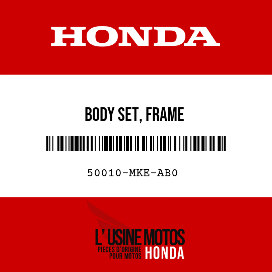 image de 50010-MKE-AB0 BODY SET, FRAME