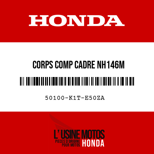 image de 50100-K1T-E50ZA CORPS COMP CADRE NH146M