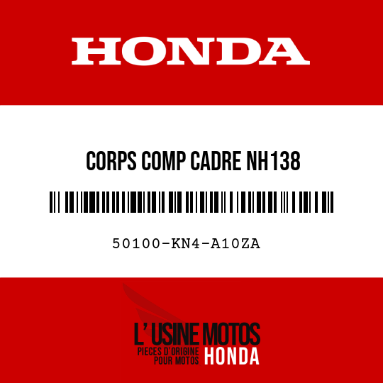image de 50100-KN4-A10ZA CORPS COMP CADRE NH138