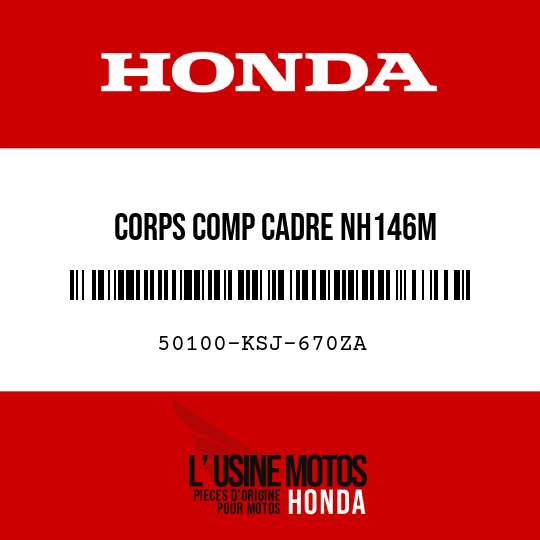 image de 50100-KSJ-670ZA CORPS COMP CADRE NH146M