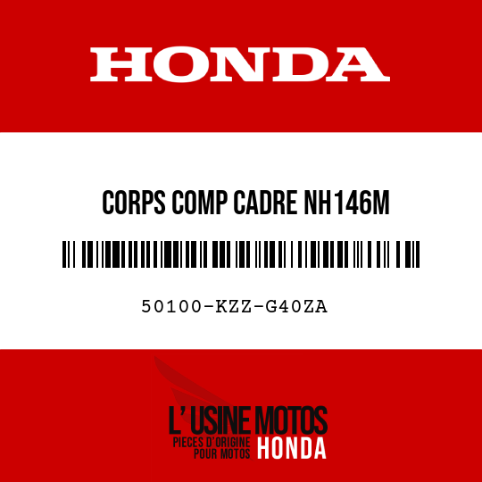 image de 50100-KZZ-G40ZA CORPS COMP CADRE NH146M