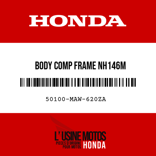 image de 50100-MAW-620ZA BODY COMP FRAME NH146M