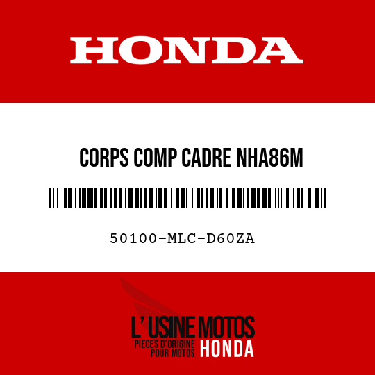 image de 50100-MLC-D60ZA CORPS COMP CADRE NHA86M