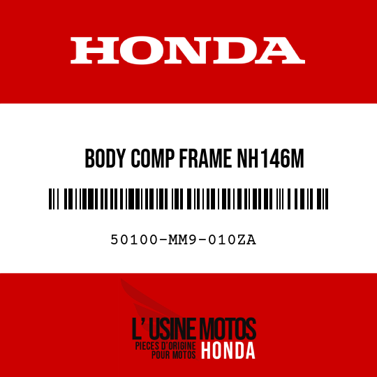image de 50100-MM9-010ZA BODY COMP FRAME NH146M