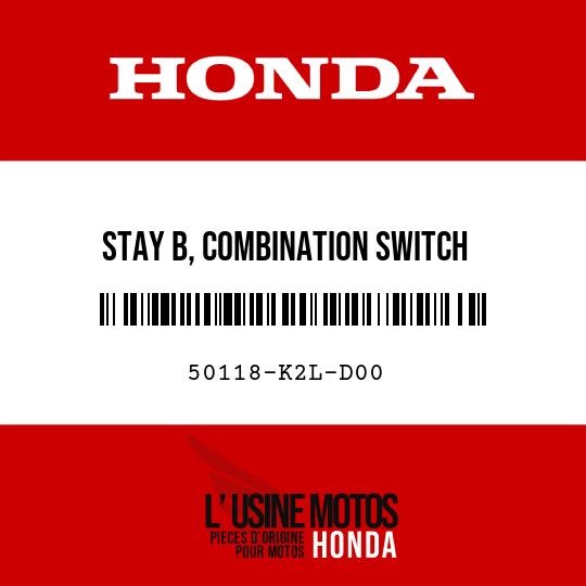 image de 50118-K2L-D00 STAY B, COMBINATION SWITCH