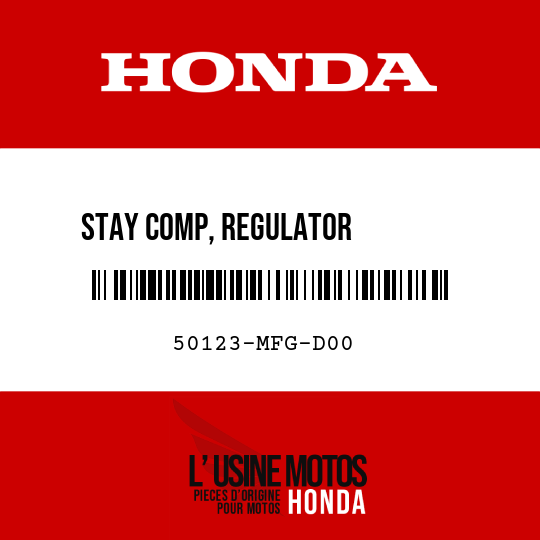 image de 50123-MFG-D00 STAY COMP, REGULATOR         RECTIFIER