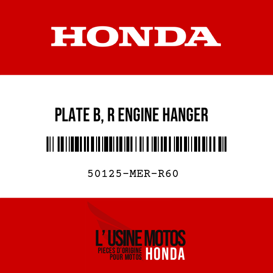 image de 50125-MER-R60 PLATE B, R ENGINE HANGER